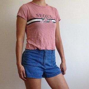 🎁 Free with purchase 🎁 Divided By H&M - Dusty Rose 'Seoul' Tee